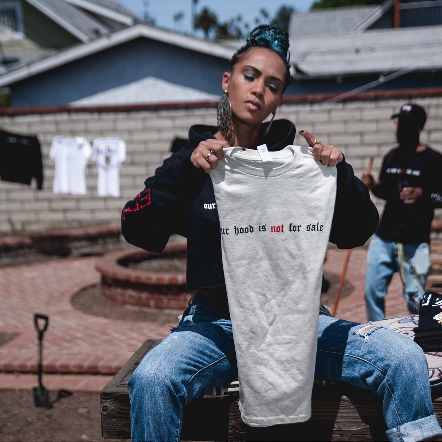 Our Hood is Not For Sale Tee